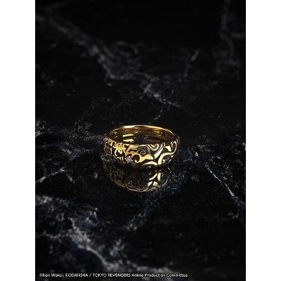 Tokyo Revengers Set de Estatua y Anillo PVC 1/8 Ken Ryuguji 30 cm - talla de anillo 13
