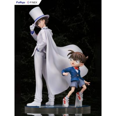 Detective Conan F:NEX estatua PVC 1/7 Conan Edogawa & Kid the Phantom Thief 29 cm