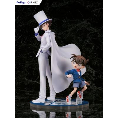 Detective Conan F:NEX estatua PVC 1/7 Conan Edogawa & Kid the Phantom Thief 29 cm