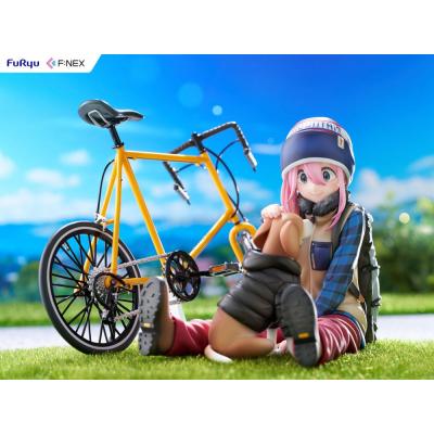 Laid Back Camp F:NEX estatua PVC 1/7 Nadeshiko Kagamihara 13 cm