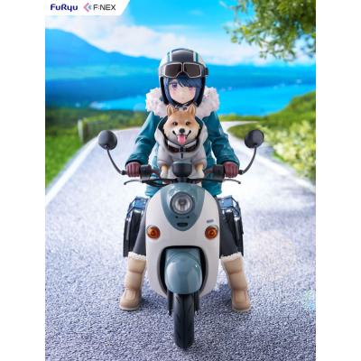 Laid Back Camp F:NEX estatua PVC 1/7 Rin Shima 20 cm