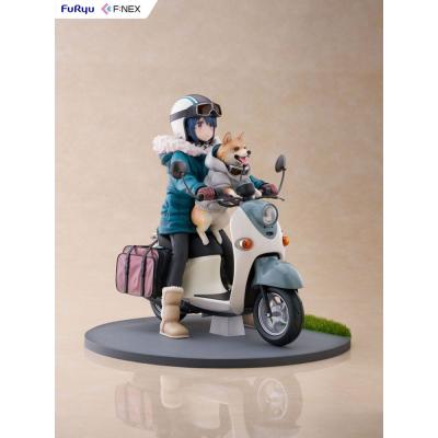 Laid Back Camp F:NEX estatua PVC 1/7 Rin Shima 20 cm
