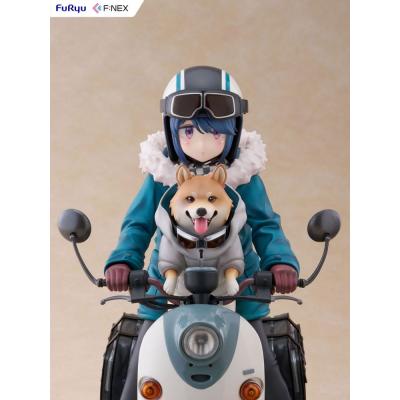 Laid Back Camp F:NEX estatua PVC 1/7 Rin Shima 20 cm