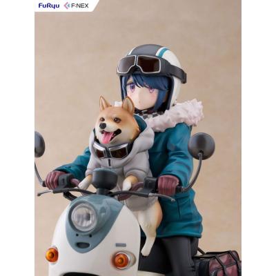 Laid Back Camp F:NEX estatua PVC 1/7 Rin Shima 20 cm