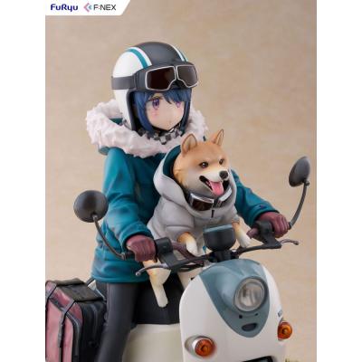Laid Back Camp F:NEX estatua PVC 1/7 Rin Shima 20 cm
