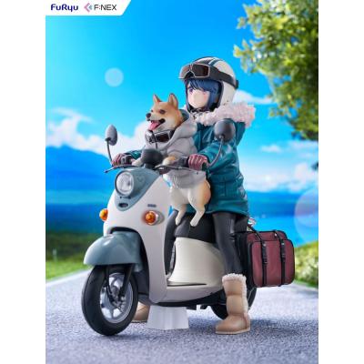 Laid Back Camp F:NEX estatua PVC 1/7 Rin Shima 20 cm