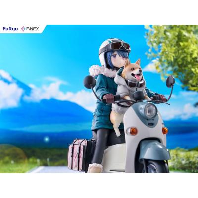 Laid Back Camp F:NEX estatua PVC 1/7 Rin Shima 20 cm