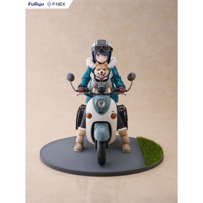 Laid Back Camp F:NEX estatua PVC 1/7 Rin Shima 20 cm