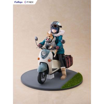 Laid Back Camp F:NEX estatua PVC 1/7 Rin Shima 20 cm