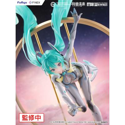 Hatsune Miku F:NEX estatua PVC 1/7 Miku with You 2024 Ver. 29 cm