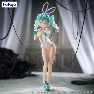 Hatsune Miku Estatua PVC BiCute Miku Rurudo White Color Ver. 27 cm