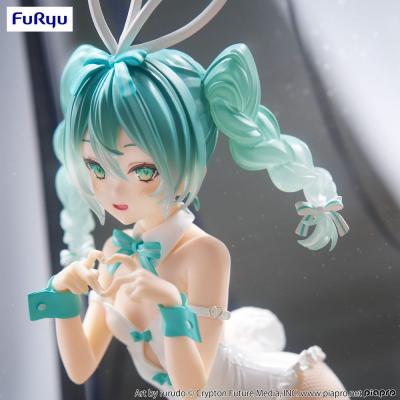 Hatsune Miku Estatua PVC BiCute Miku Rurudo White Color Ver. 27 cm