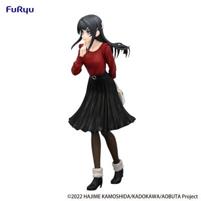 Rascal Does Not Dream of Bunny Girl Senpai Trio-Try-iT Estatua PVC Mai Sakurajima Winter Outfit Ver. 21 cm