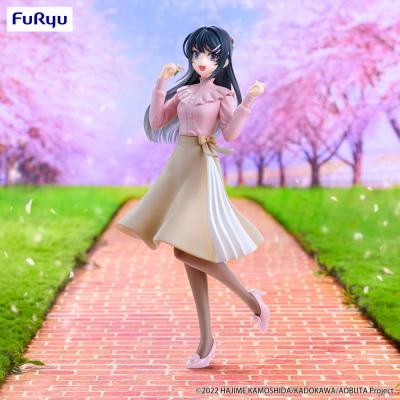 Rascal Does Not Dream of Bunny Girl Senpai Trio-Try-iT Estatua PVC Mai Sakurajima Spring Outfit Ver. 21 cm