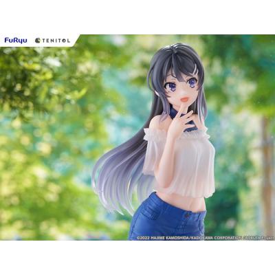 Rascal Does Not Dream of Bunny Girl Senpai Estatua PVC Tenitol Mai Sakurajima 31 cm
