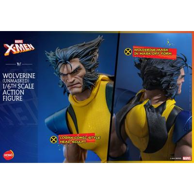 Marvel X-Men Figura 1/6 Wolverine (Unmasked) 28 cm