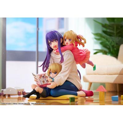 Oshi no Ko Estatua PVC 1/8 Ai, Aqua & Ruby Mother and Children 10 cm