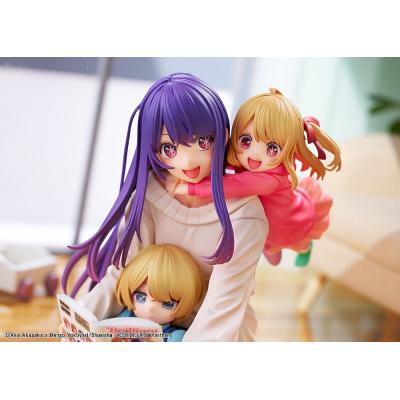 Oshi no Ko Estatua PVC 1/8 Ai, Aqua & Ruby Mother and Children 10 cm