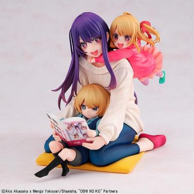 Oshi no Ko Estatua PVC 1/8 Ai, Aqua & Ruby Mother and Children 10 cm