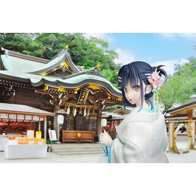 Rascal Does Not Dream of a Bunny Girl Senpai Estatua 1/7 Mai Sakurajima White Kimono Ver. 23 cm