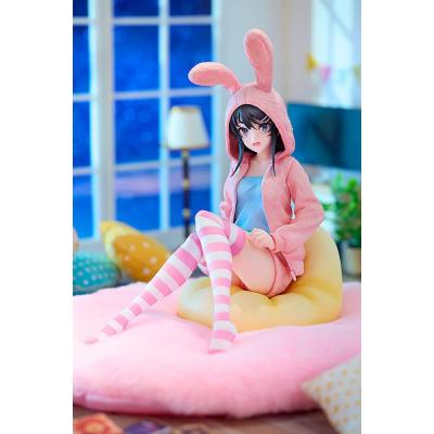 Rascal Does Not Dream of a Knapsack Kid Estatua PVC 1/7 Mai Sakurajima Hoodie Look Rabbit Ears Ver. 18 cm