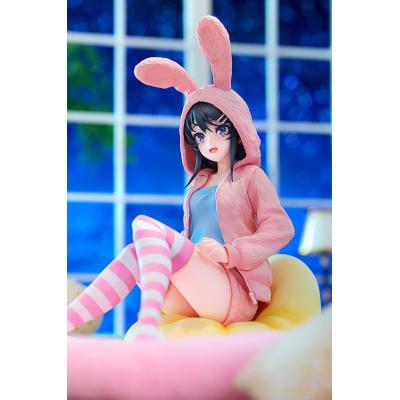 Rascal Does Not Dream of a Knapsack Kid Estatua PVC 1/7 Mai Sakurajima Hoodie Look Rabbit Ears Ver. 18 cm