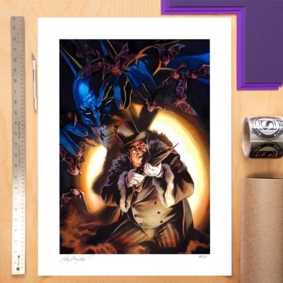 DC Comics Litografia The Penguin 60 x 45 cm - sin marco