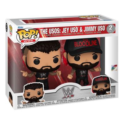 WWE Pack de 2 POP! Vinyl Figuras Uso Brothers 9 cm