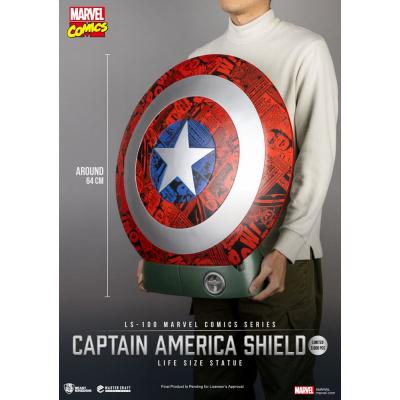 Marvel Comics PVC Captain America Escudo Life Size Statue 64 cm