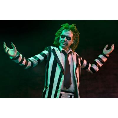 Beetlejuice Beetlejuice Figura 7 Scale Ultimate Striped Suit Beetlejuice 18 cm