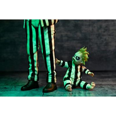 Beetlejuice Beetlejuice Figura 7 Scale Ultimate Striped Suit Beetlejuice 18 cm