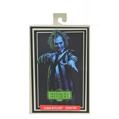 Beetlejuice Beetlejuice Figura 7 Scale Ultimate Striped Suit Beetlejuice 18 cm