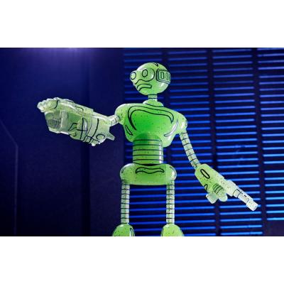 Tortugas Ninja (Mirage Comics) Figura Transmat Fugitoid GID 18 cm