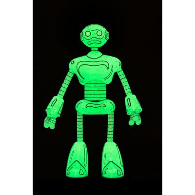 Tortugas Ninja (Mirage Comics) Figura Transmat Fugitoid GID 18 cm