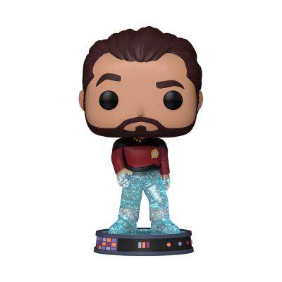 Star Trek Transporter Figura POP! Plus Movies Vinyl Riker 9 cm