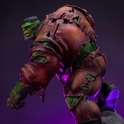 Marvel Estatua 1/10 BDS Art Scale Infinity Gauntlet Hulk Deluxe Diorama 32 cm