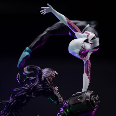 Spider-Man vs Villains Estatua 1/10 Art Scale Ghost Spider Diorama 34 cm