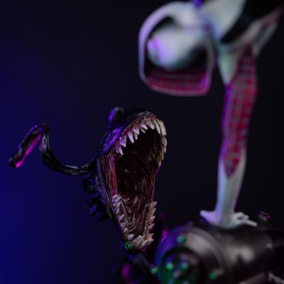 Spider-Man vs Villains Estatua 1/10 Art Scale Ghost Spider Diorama 34 cm
