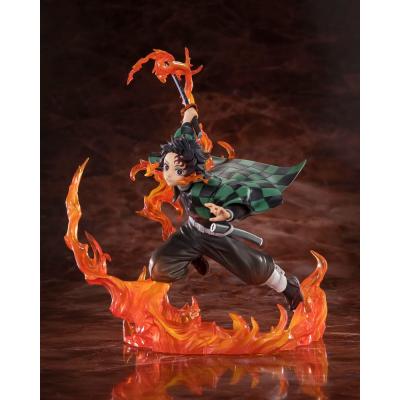 Demon Slayer: Kimetsu no Yaiba Estatua PVC FiguartsZERO Kamado Tanjiro (Kyojuro Rengoku's Sword Guard Ver.) 19 cm