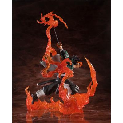 Demon Slayer: Kimetsu no Yaiba Estatua PVC FiguartsZERO Kamado Tanjiro (Kyojuro Rengoku's Sword Guard Ver.) 19 cm