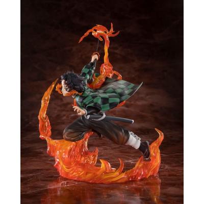 Demon Slayer: Kimetsu no Yaiba Estatua PVC FiguartsZERO Kamado Tanjiro (Kyojuro Rengoku's Sword Guard Ver.) 19 cm