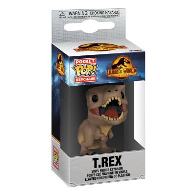 Jurassic World 3 Llaveros Pocket POP! Vinyl T-Rex 4 cm Expositor (12)