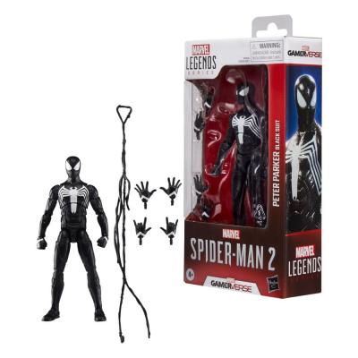 Spider-Man 2 Marvel Legends Gamerverse Figura Peter Parker (Black Suit) 15 cm