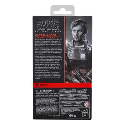 Star Wars: Andor Black Series Figura Cassian Andor (Sienar Test Pilot) 15 cm
