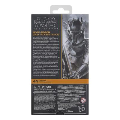 Star Wars: The Mandalorian Black Series Figura Moff Gideon (Dark Trooper Armor) 15 cm