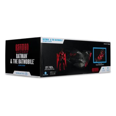 Batman Beyond DC Multiverse Figura con Vehículo Batman & The Batmobile (Gold Label) 53 cm