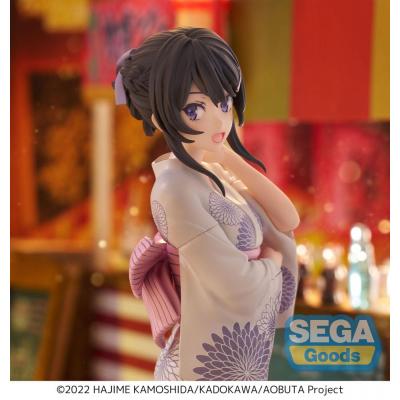 Rascal Does Not Dream of Bunny Girl Senpai Estatua Luminasta PVC Mai Sakurajima Yukata 22 cm