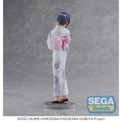 Rascal Does Not Dream of Bunny Girl Senpai Estatua Luminasta PVC Mai Sakurajima Yukata 22 cm