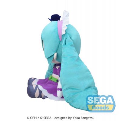 Character Vocal Series 01: Hatsune Miku Peluche Fuwa Petit Hatsune Miku x Love and Berry Dress Up and Dance! Sparkly Purple 40 c