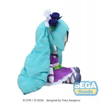 Character Vocal Series 01: Hatsune Miku Peluche Fuwa Petit Hatsune Miku x Love and Berry Dress Up and Dance! Sparkly Purple 40 c